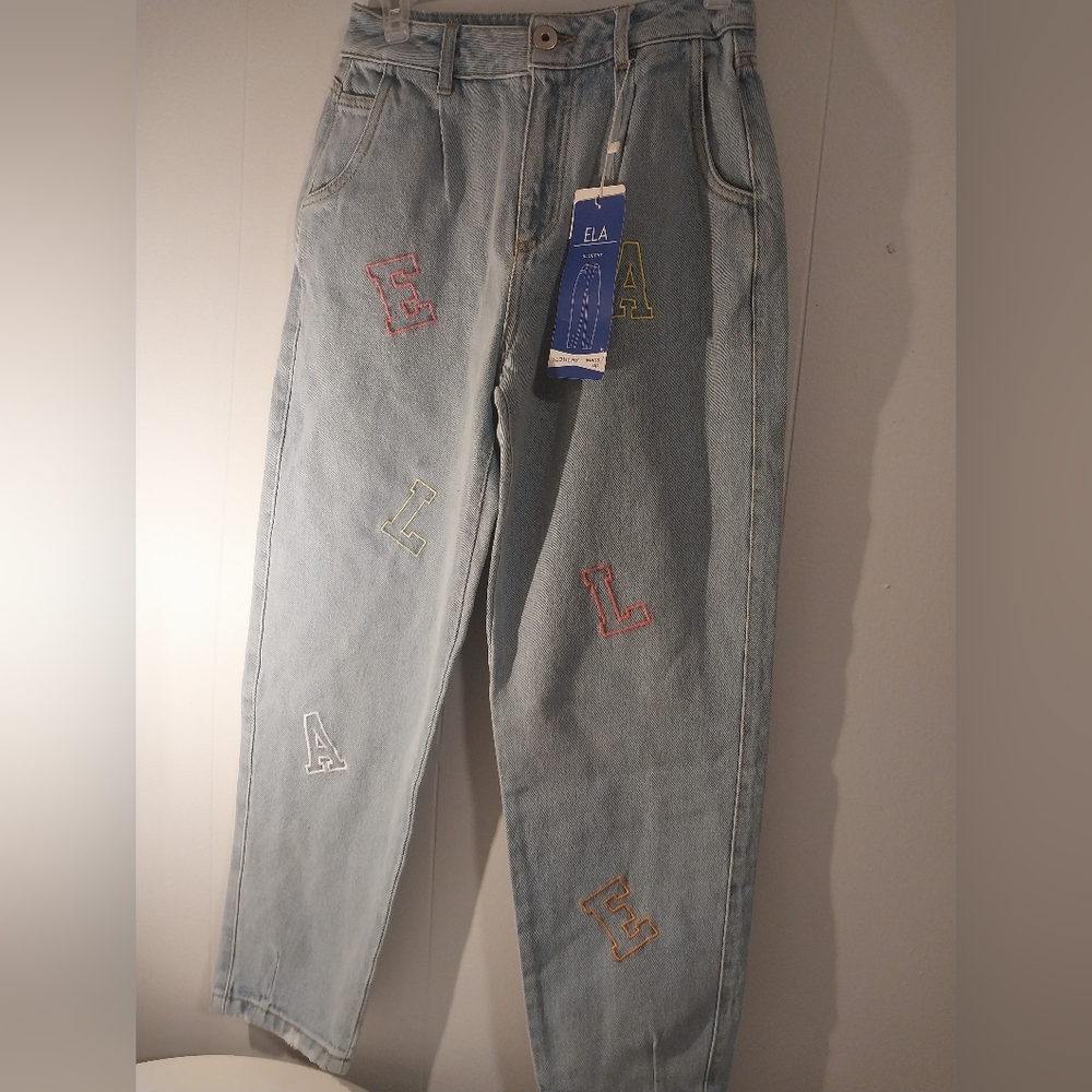 ELA Slouchy Wide Leg Jeans